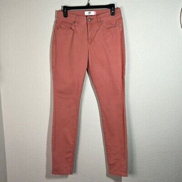 CAbi Jeans Womens Curvy Skinny Jeans Size 6 Brick Dust‎ Stretch Denim High Rise - Picture 1 of 8